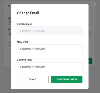 change email 2